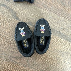 Polo Ralph Lauren designer baby’s slipper shoes